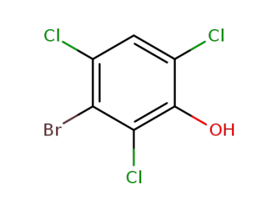 3-bromo-2,4,6-trichloro-phenol